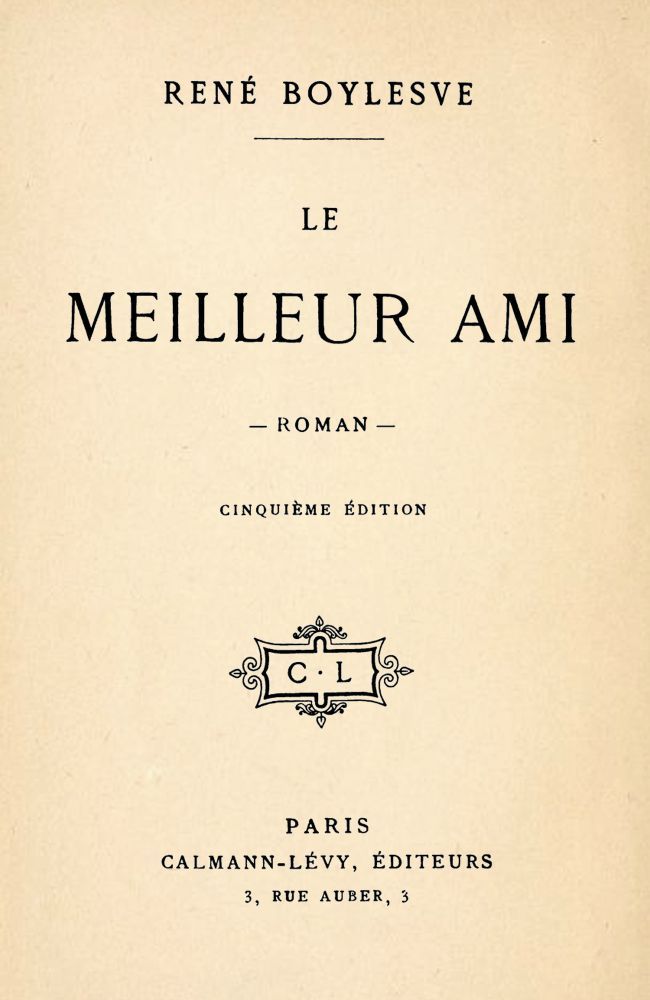 Le meilleur ami cover