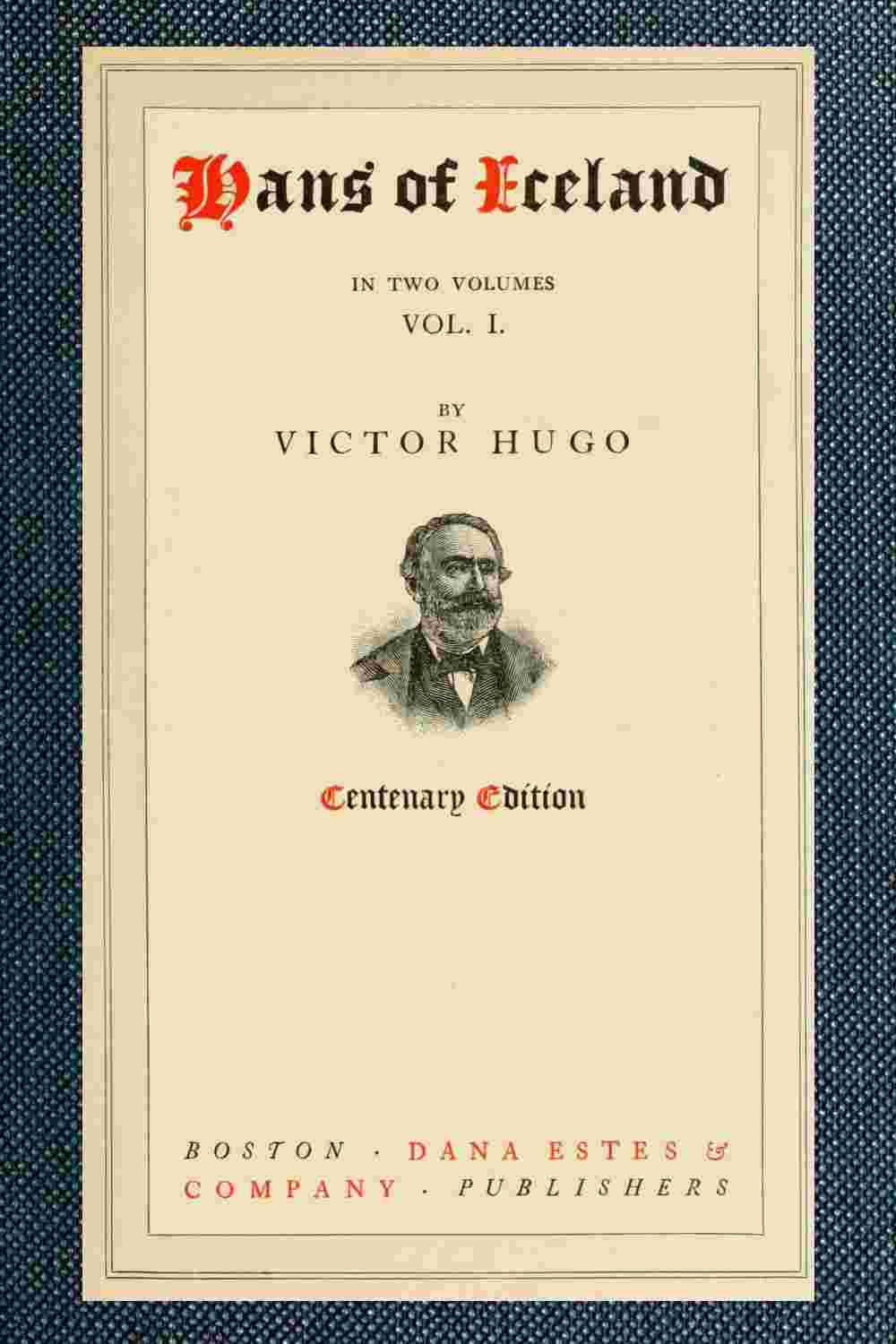 Hans of Iceland, Vol. 1 of 2 cover