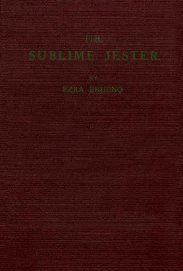 The Sublime Jester cover