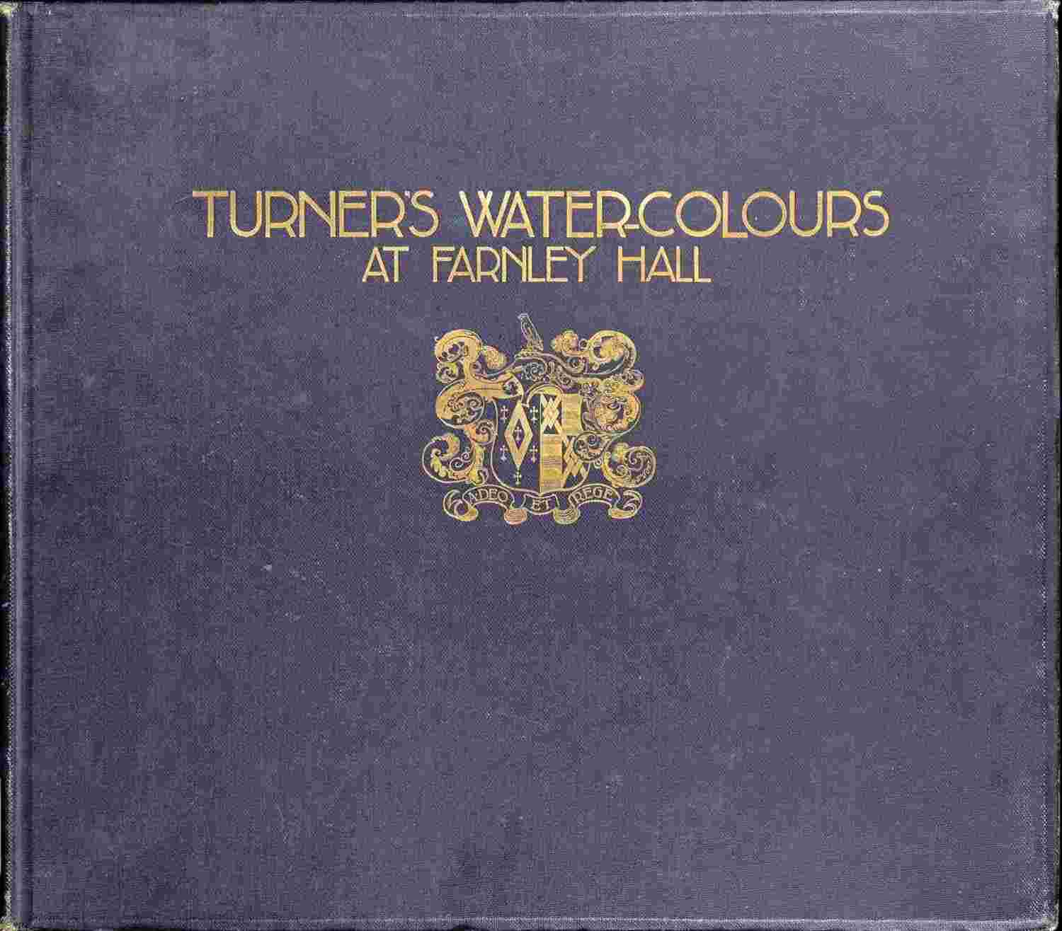 Turner's Water-Colours at Farnley Hall cover