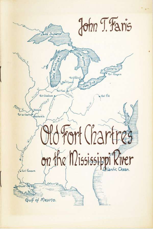 Old Fort Chartres on the Mississippi River cover
