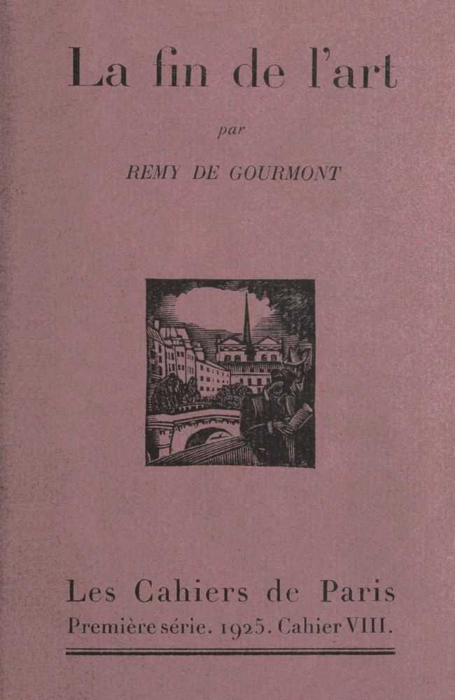 La fin de l'art cover
