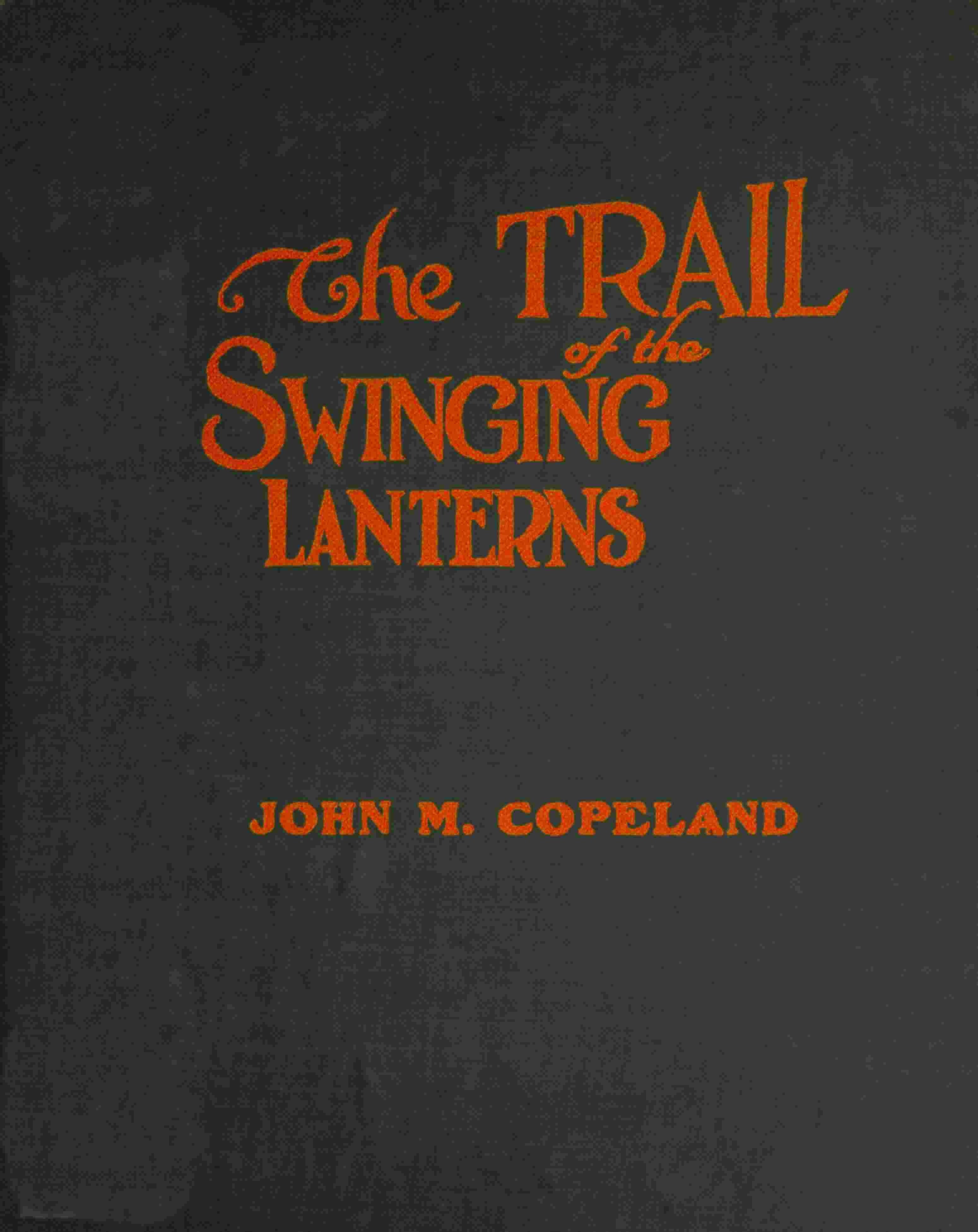The trail of the swinging lanterns cover
