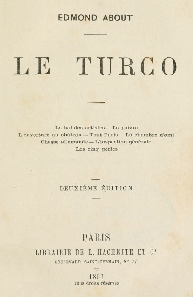 Le Turco cover