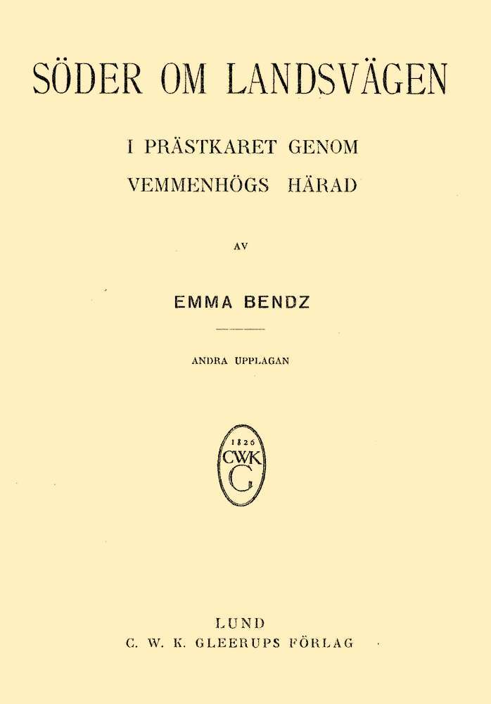 Söder om landsvägen: I prästkaret genom Vemmenhögs härad cover