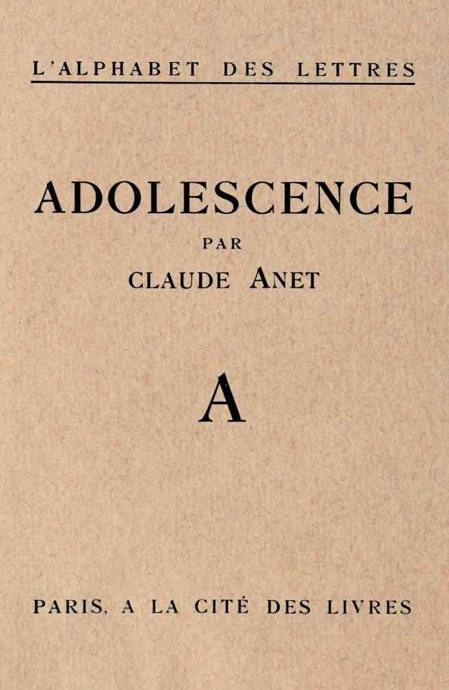 Adolescence cover