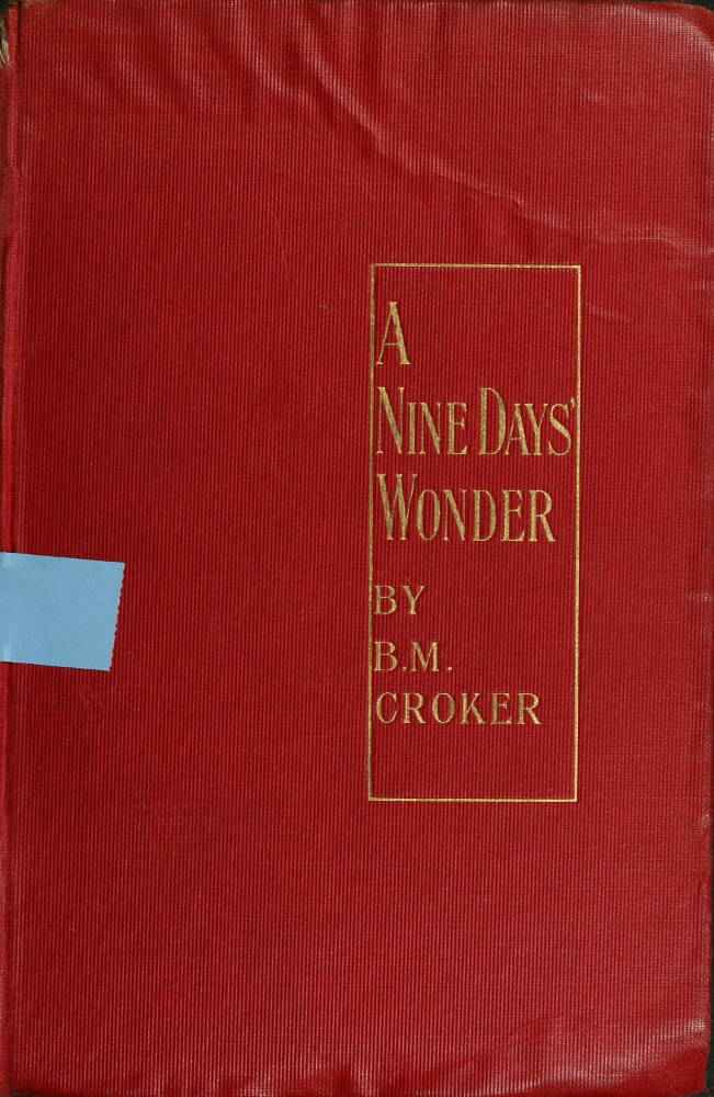 A Nine Days' Wonder cover