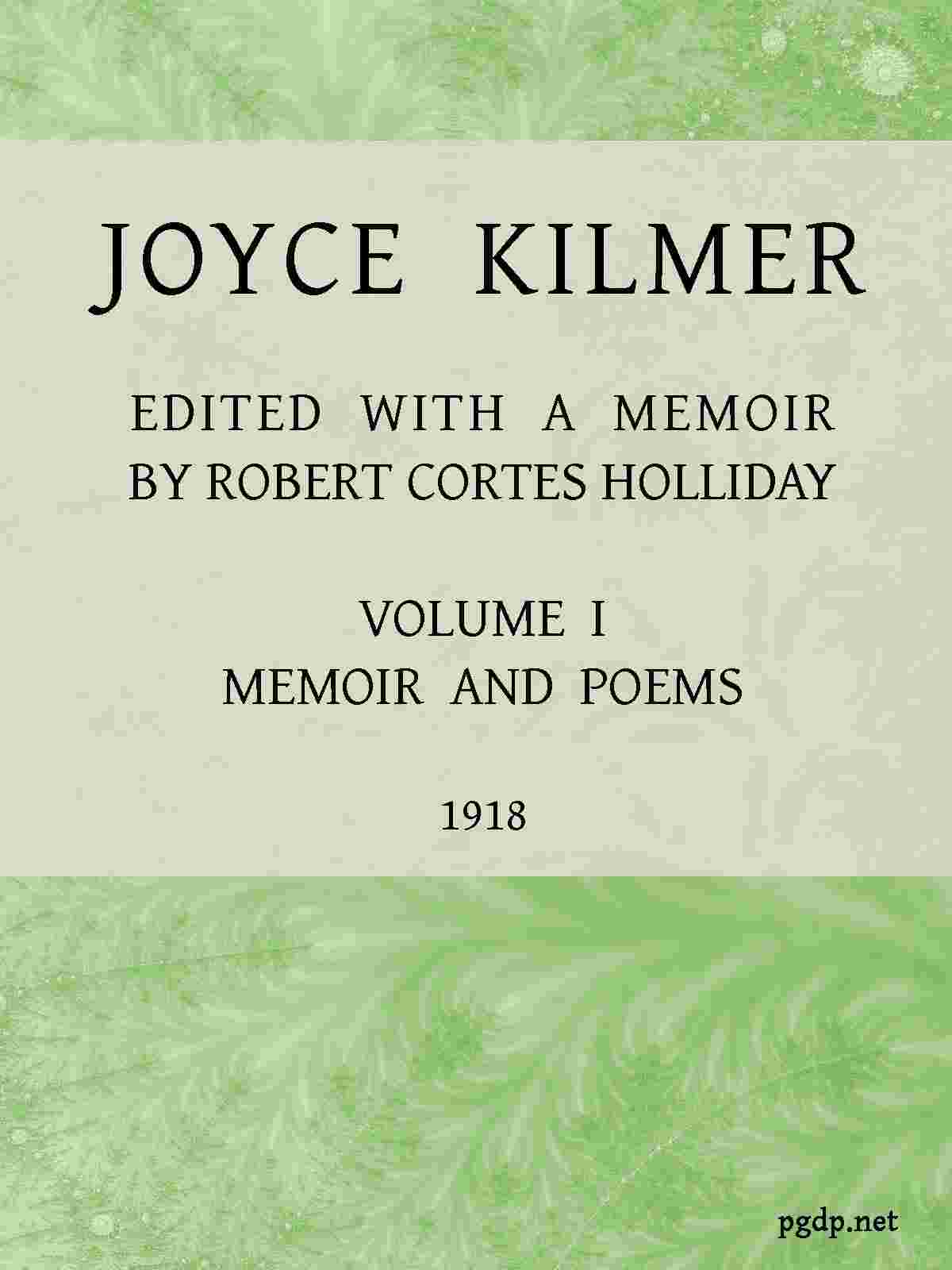 Joyce Kilmer cover