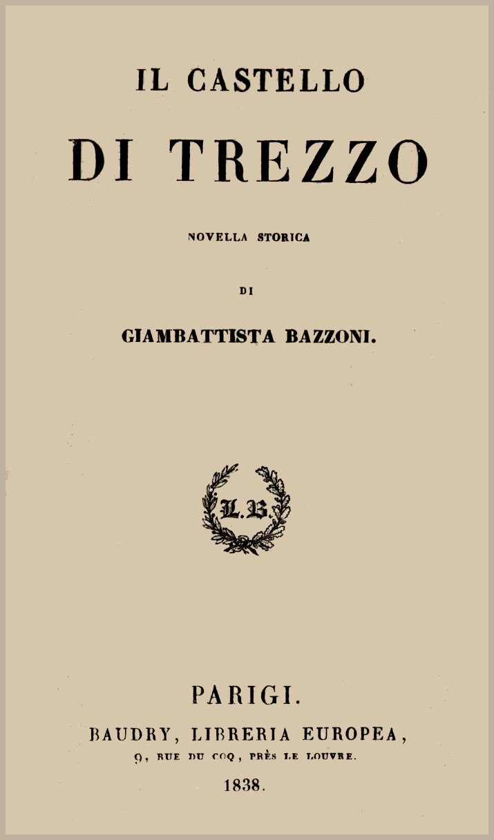 Il castello di Trezzo: Novella storica cover