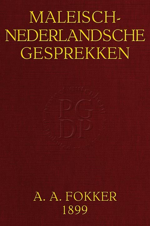 Maleisch-Nederlandsche Gesprekken cover