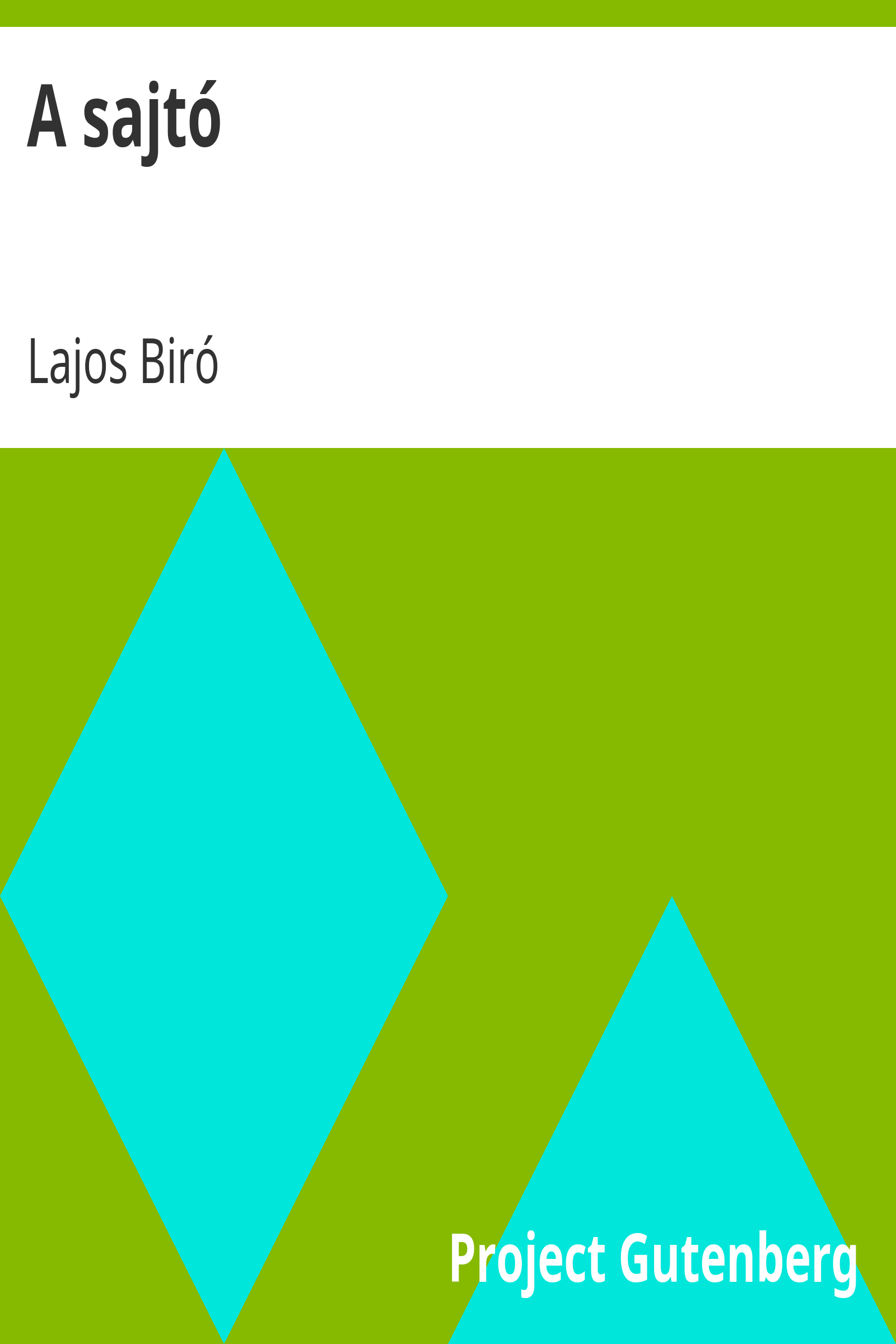 A sajtó cover