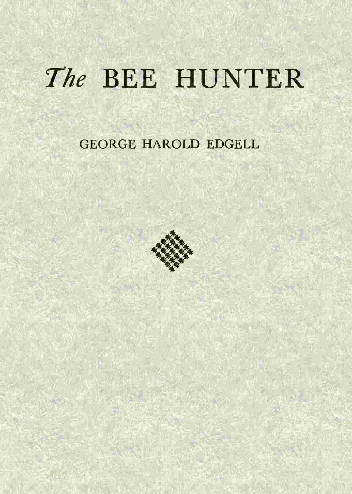 The Bee Hunter cover
