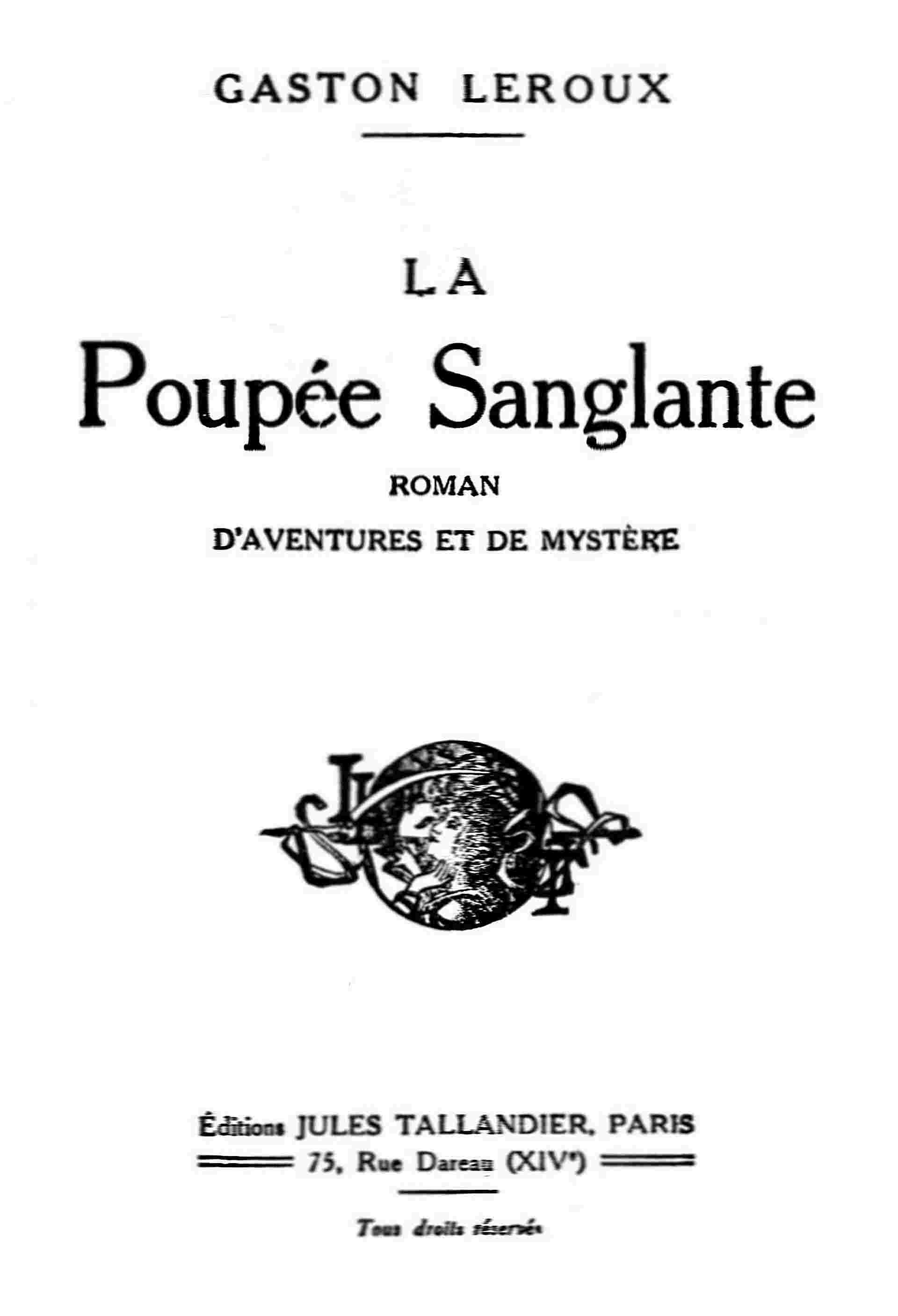 La Poupée Sanglante cover