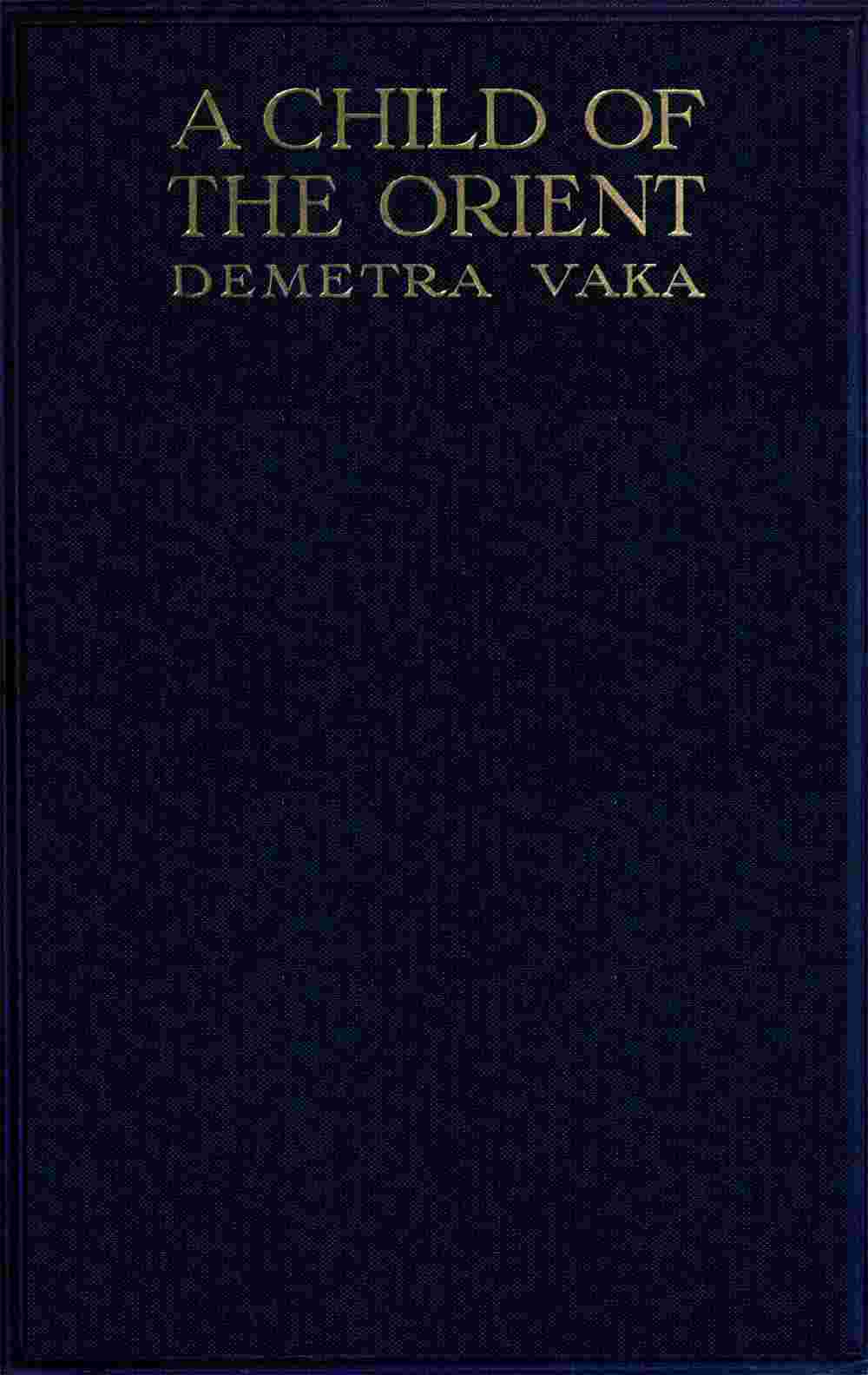 A Child of the Orient cover