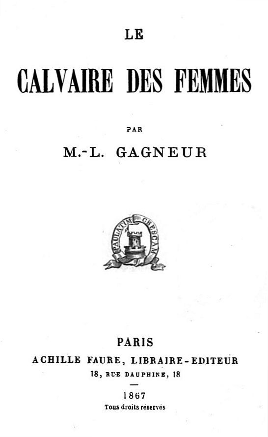 Le Calvaire des Femmes cover