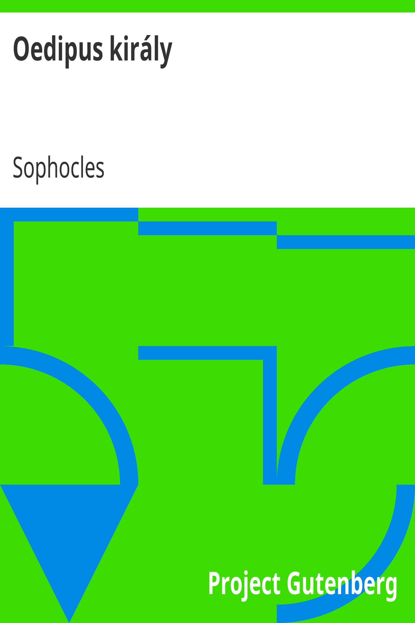Oedipus király cover
