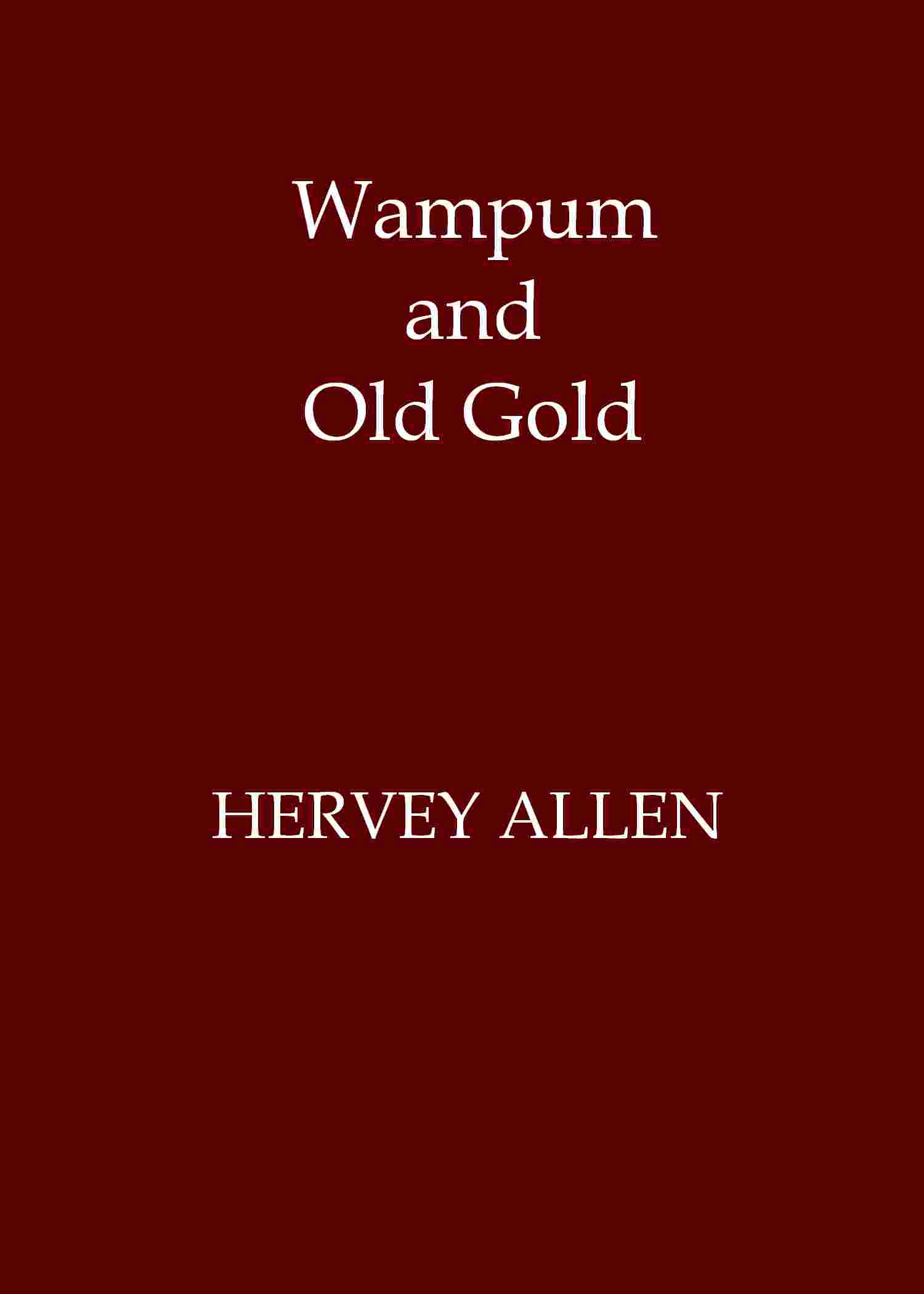 Wampum and Old Gold cover