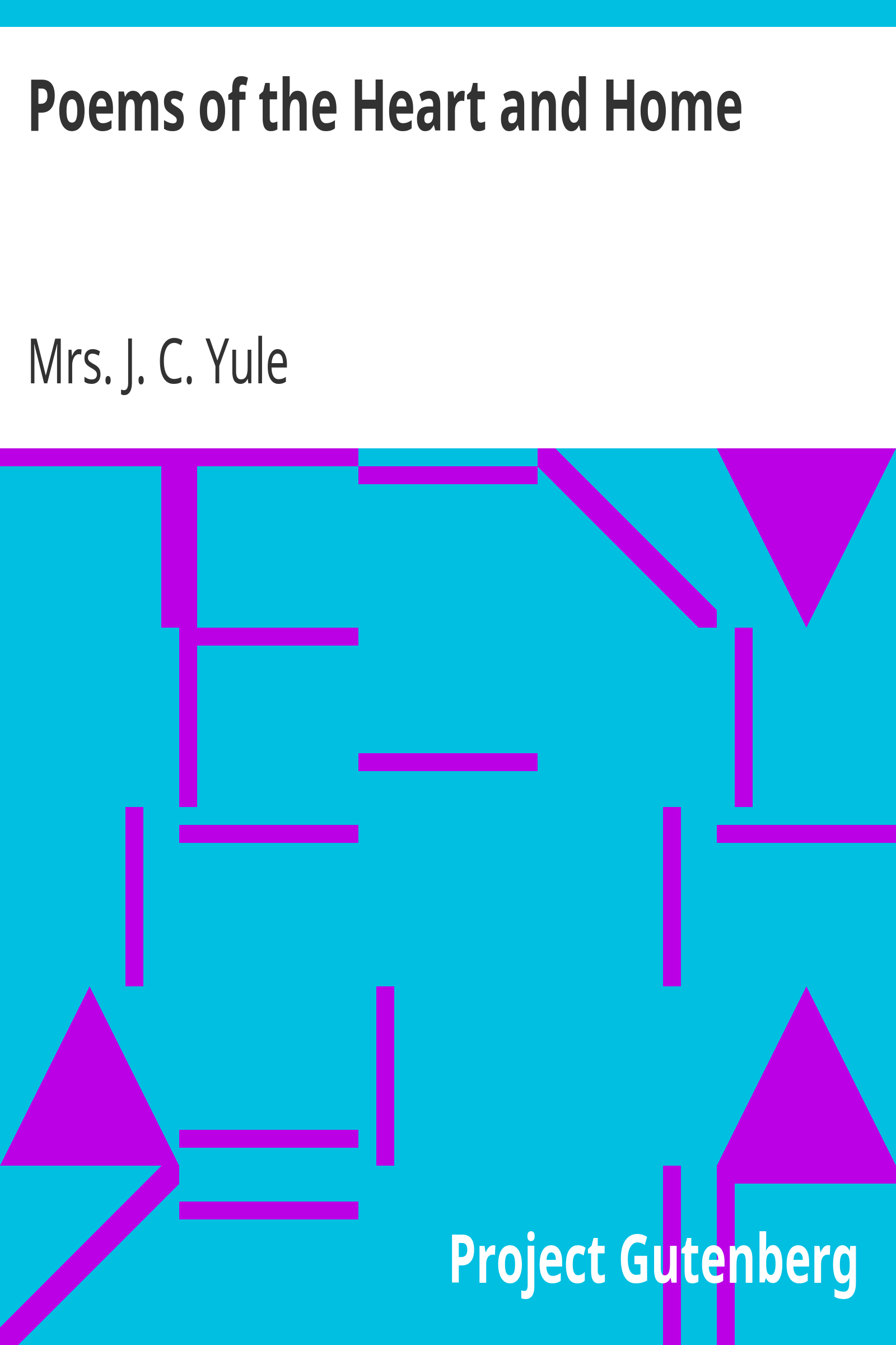 Poems of the Heart and Home cover