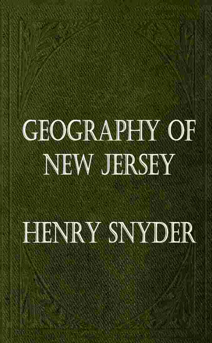 The Geography of New Jersey cover
