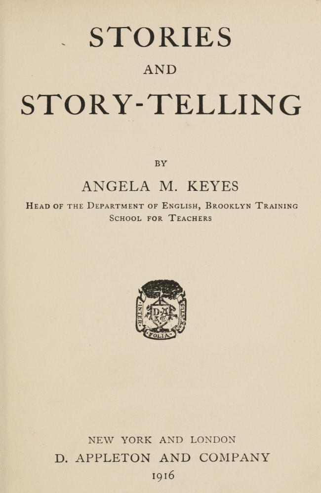 Stories and Story-telling cover
