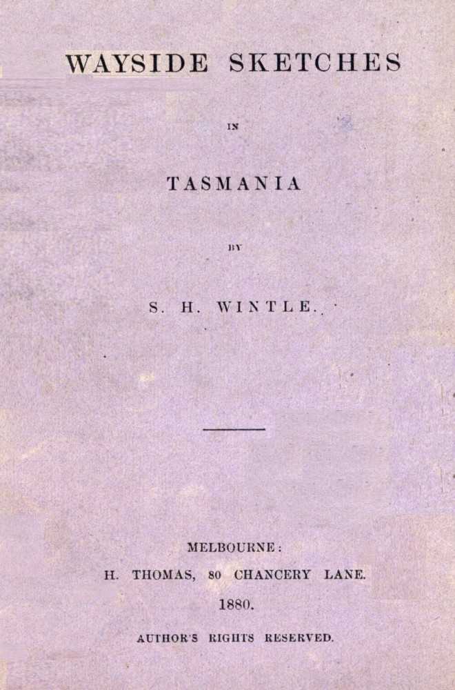 Wayside Sketches in Tasmania cover