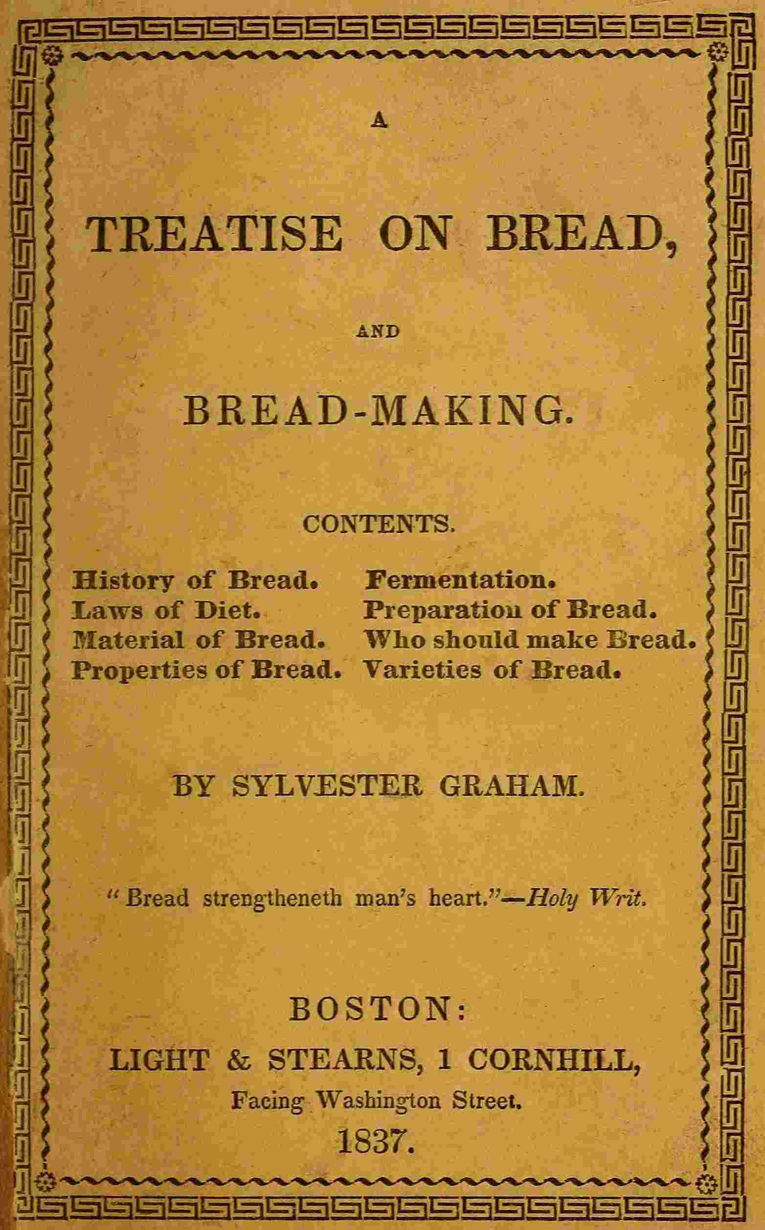 A Treatise on Bread, and Bread-making cover