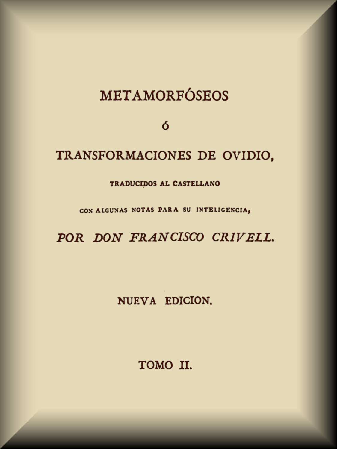 Metamorfóseos o Transformaciones (2 de 4) cover