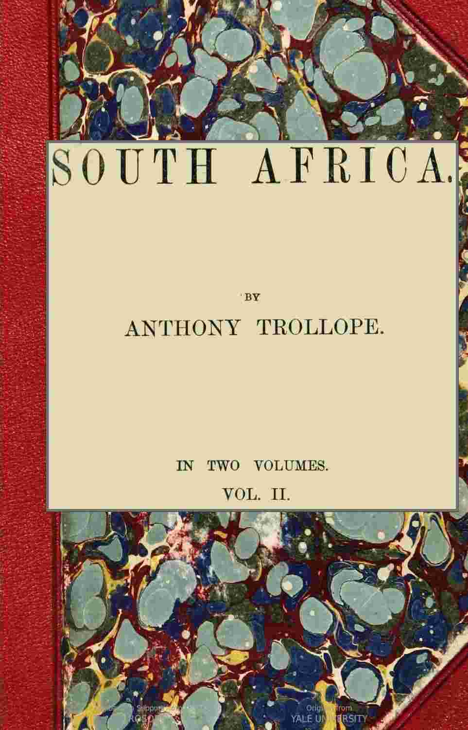 South Africa, vol. II. cover