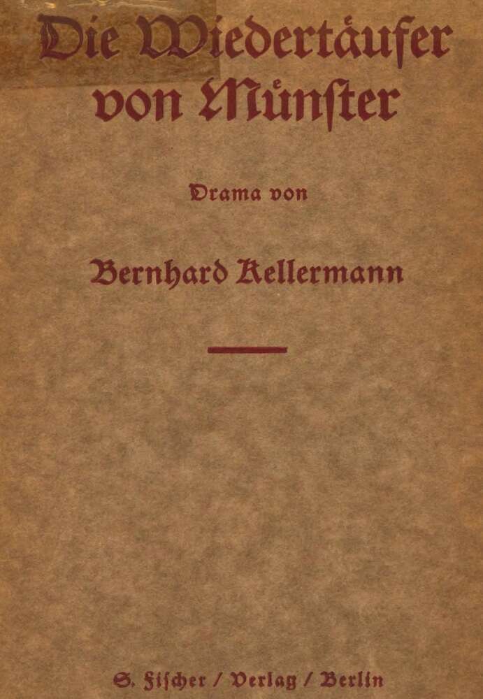 Die Wiedertäufer von Münster: Drama in 5 Akten cover
