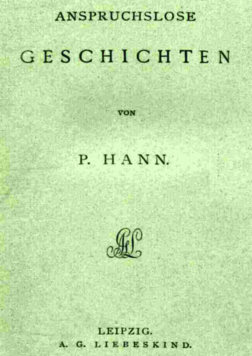 Anspruchslose Geschichten cover