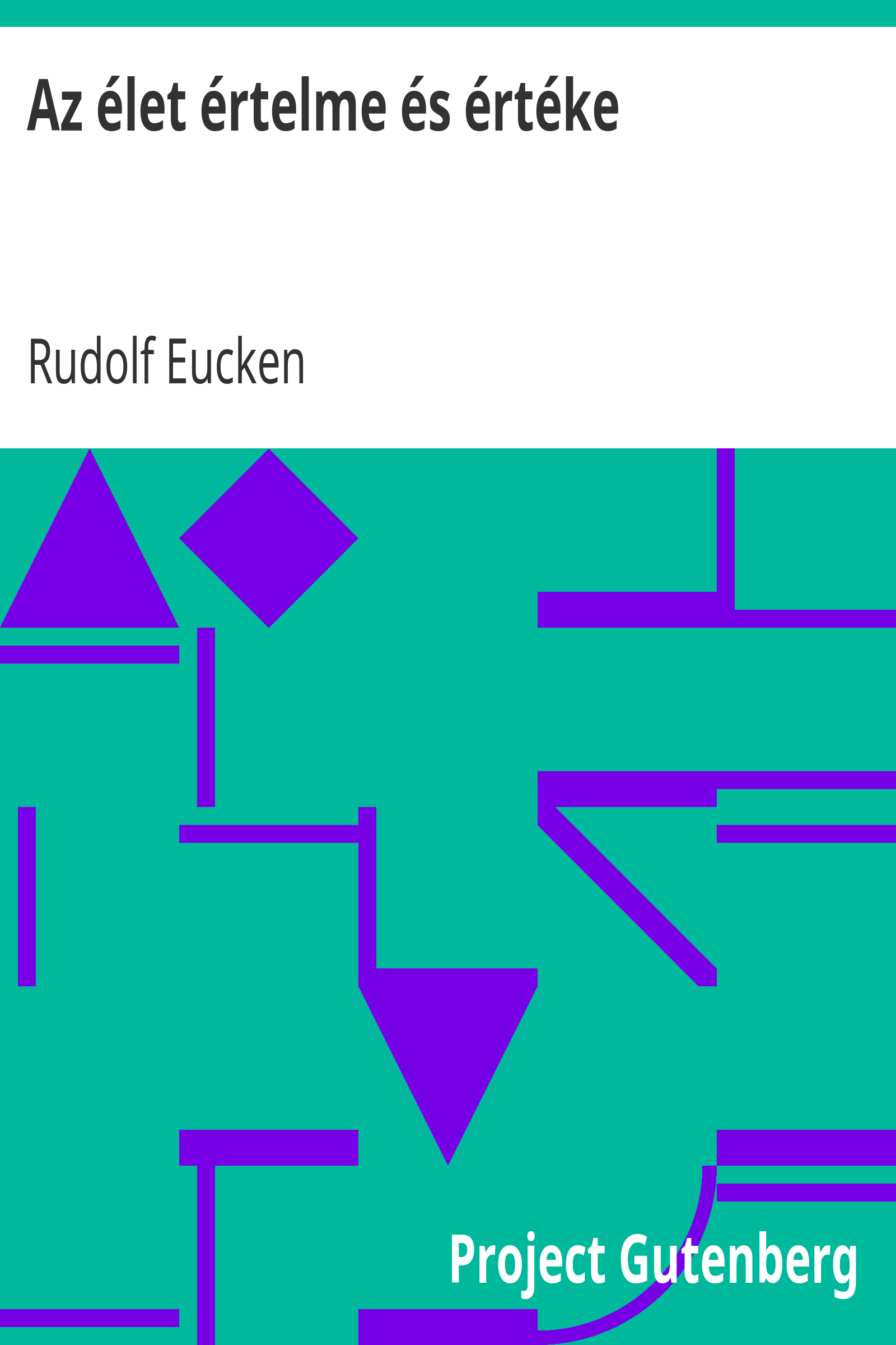 Az élet értelme és értéke cover