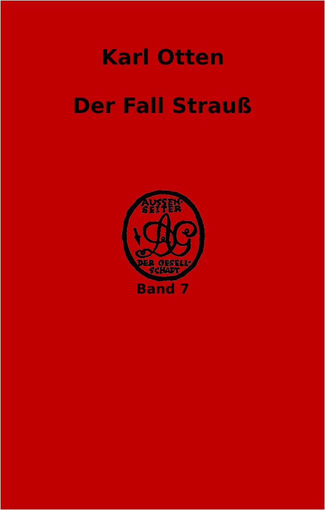 Der Fall Strauß cover