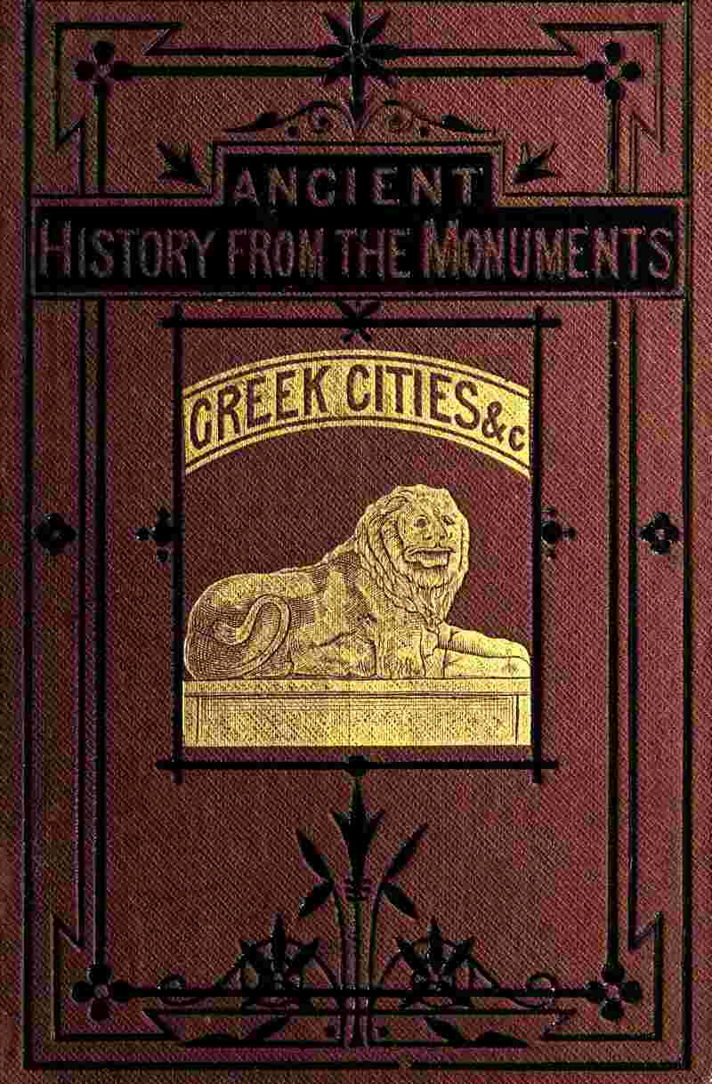 Ancient history from the monuments: Greek cities & islands of Asia Minor cover