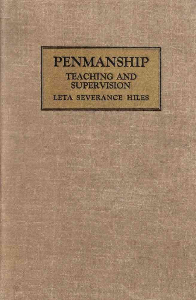 Penmanship: Teaching and Supervision cover