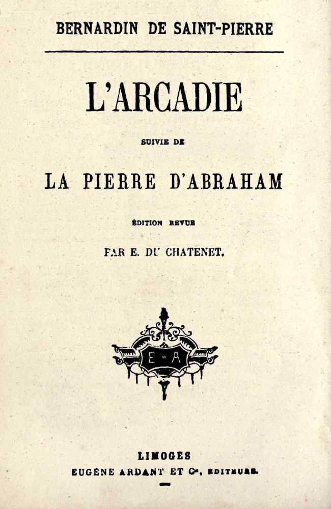 L'Arcadie; suivie de La pierre d'Abraham cover