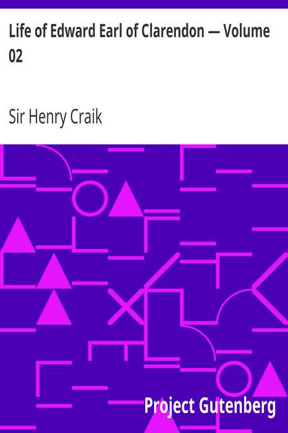 Life of Edward Earl of Clarendon — Volume 02 cover