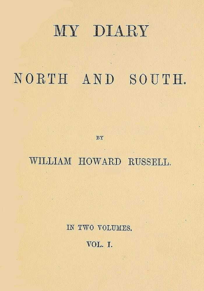 My Diary: North and South (vol. 1 of 2) cover