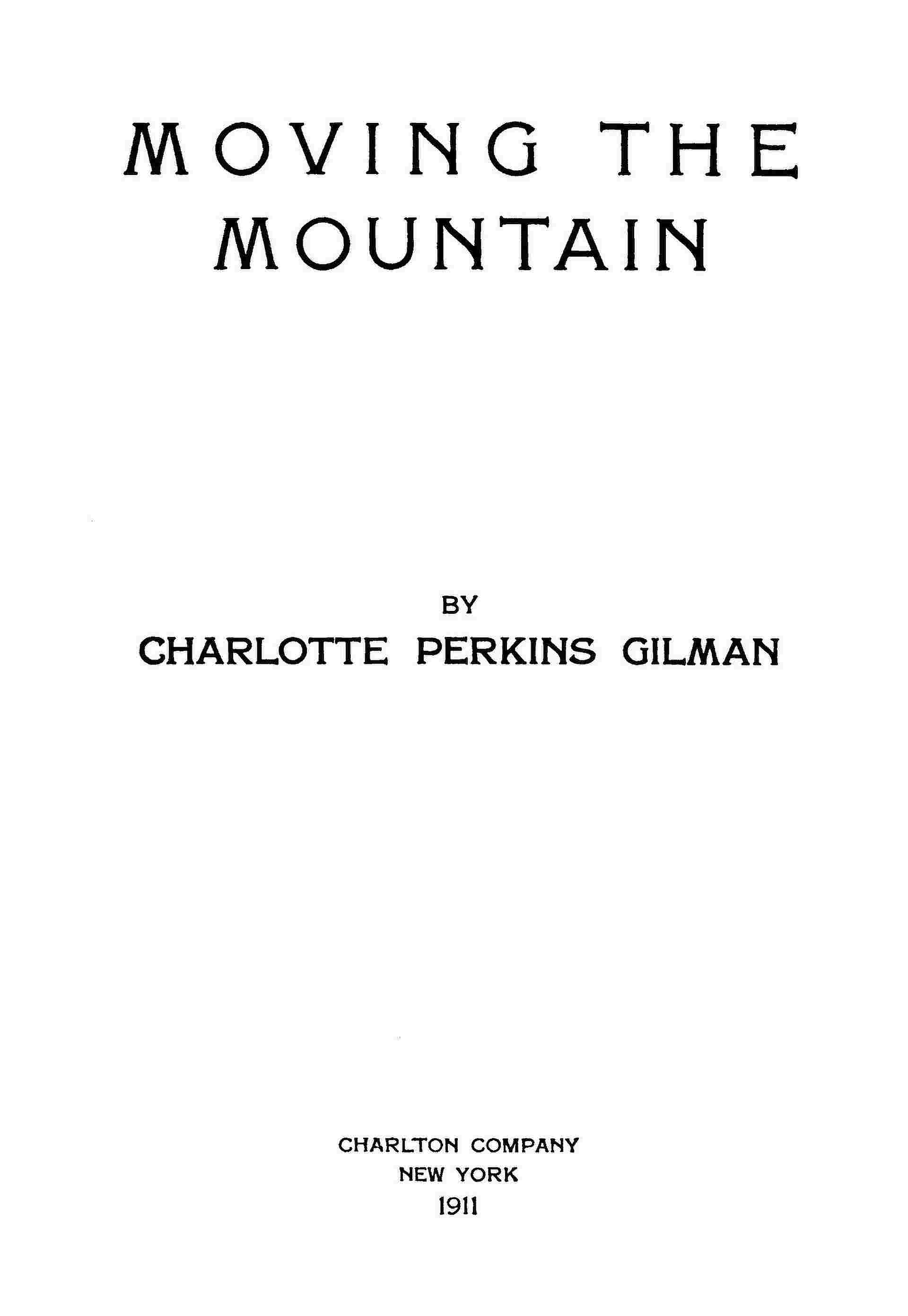 Moving the Mountain cover