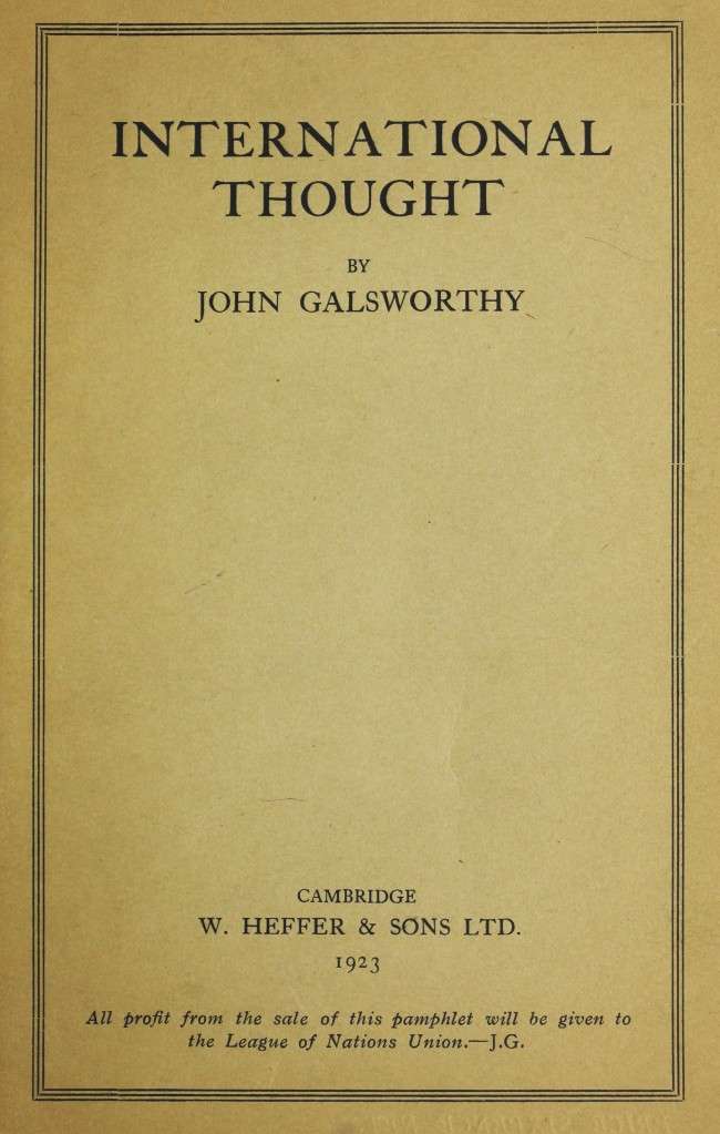 International Thought cover