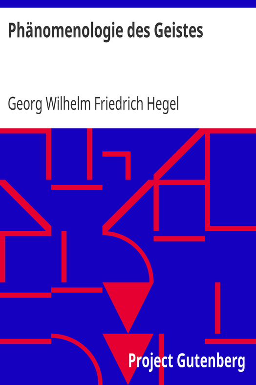 Phänomenologie des Geistes cover