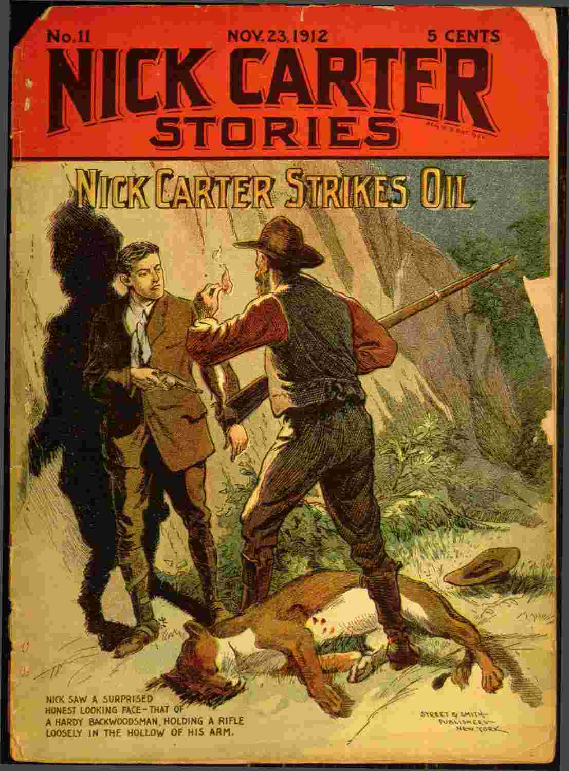 Nick Carter Stories No. 11, November 23, 1912: Nick Carter Strikes Oil; or, Uncovering More Than a Murder cover