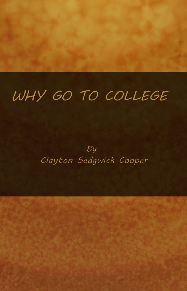 Why go to College? cover