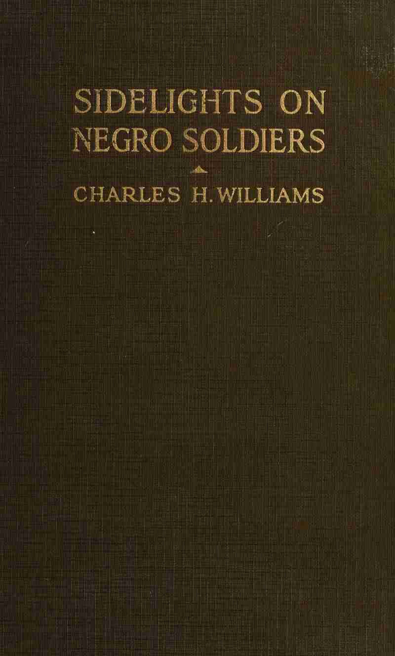 Sidelights on Negro Soldiers cover