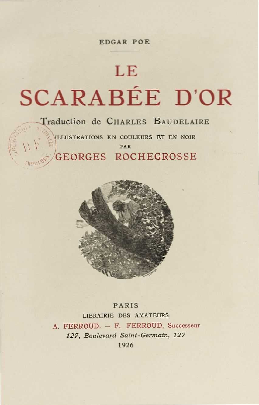 Le scarabée d'or cover