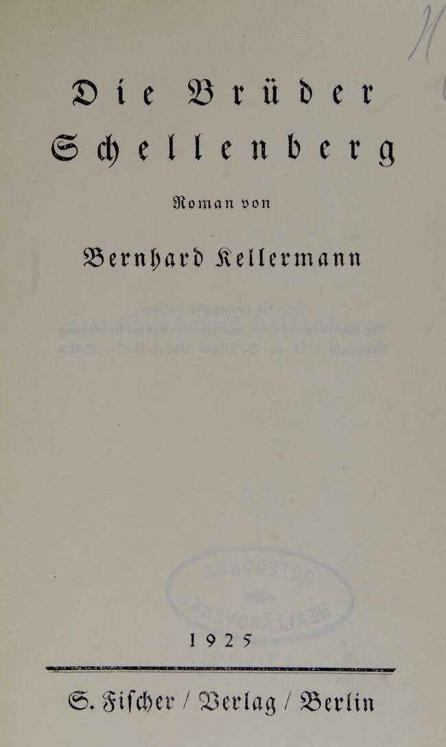 Die Brüder Schellenberg cover