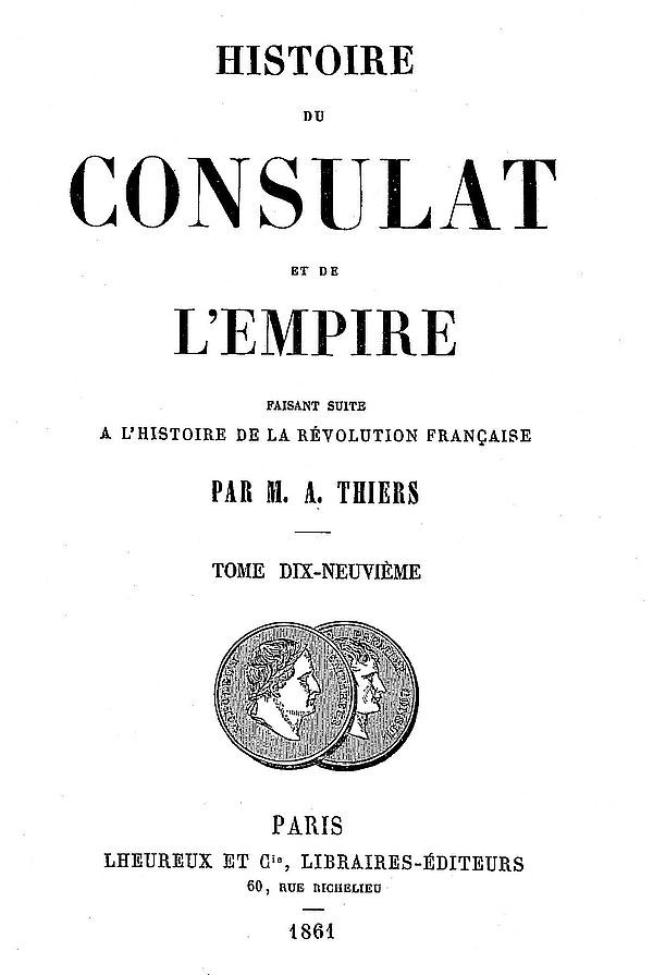 Histoire du Consulat et de l'Empire, (Vol. 19/20) / faisant suite à l'Histoire de la Révolution Française cover