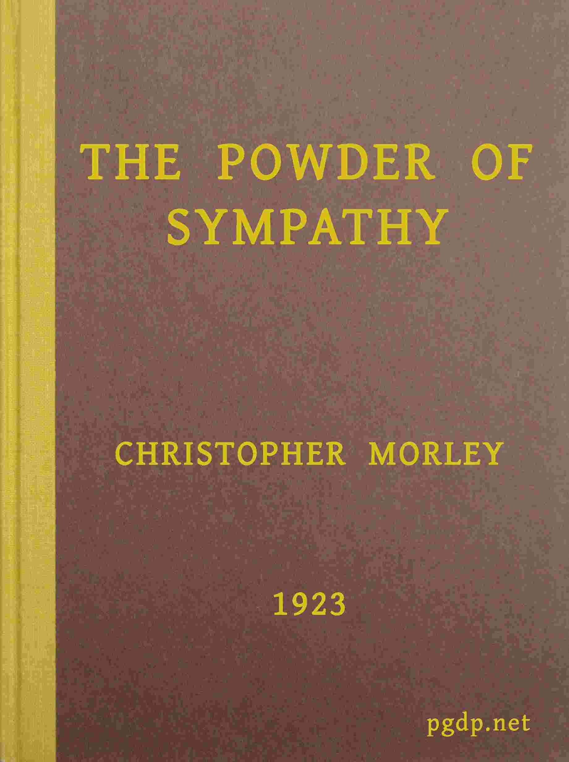 The Powder of Sympathy cover