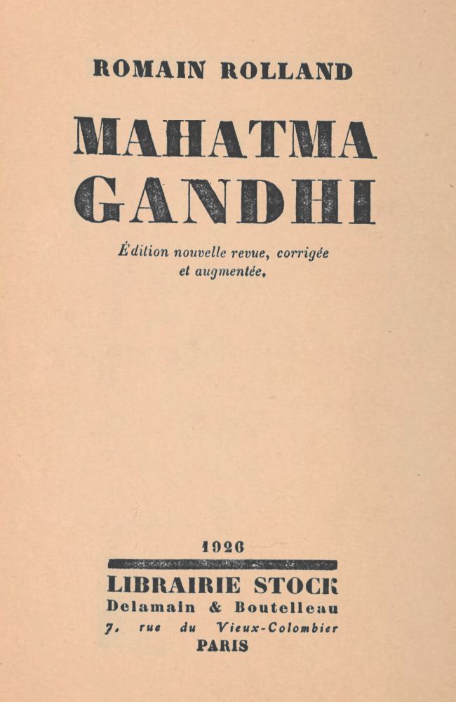 Mahatma Gandhi cover