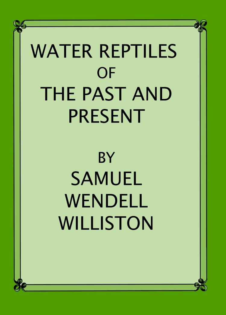 Water Reptiles of the Past and Present cover