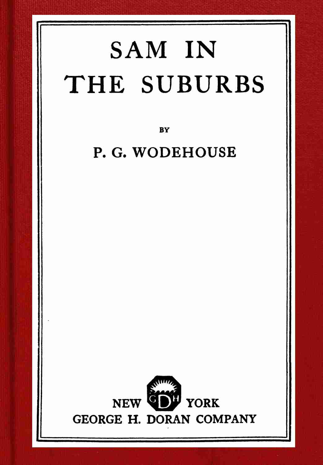 Sam in the Suburbs cover